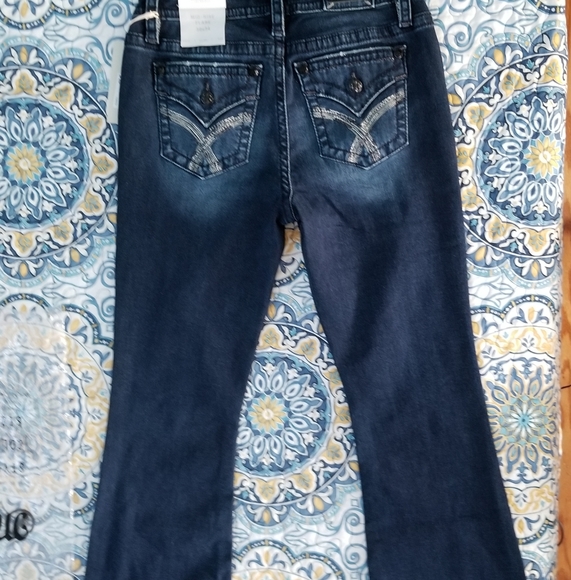 NEW!Miss Me 30 flare flap pocket jeans - Picture 9 of 11